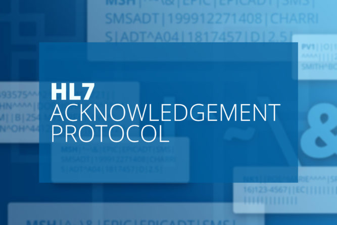 HL7 acknowledgement protocol